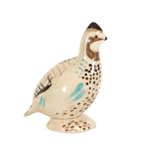 Vintage RED WING Pottery Quail Sculpture