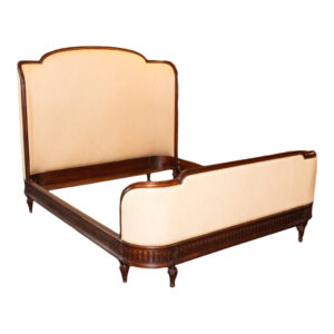 HENREDON King Size Wood Framed Upholstered Bed