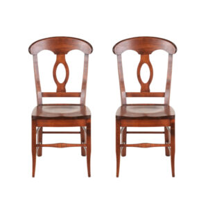 Pair of Amish Made Napoleon Side Chairs