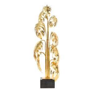 CURREY AND CO. Brass Leaf Table Lamp