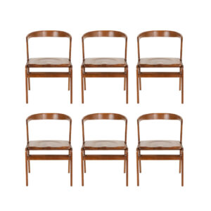 Set of Mid Century Modern Style Dining Chairs
