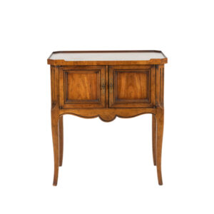 DREXEL HERITAGE French Country Double Door Side Table