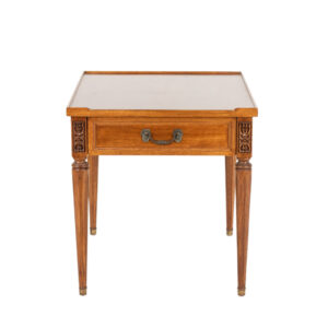 HENREDON Italian Provincial Single Drawer Side Table