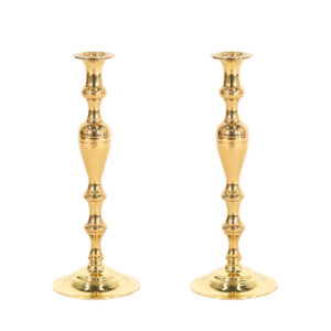 BALDWIN Pair of Brass Candlesticks