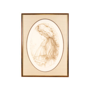 MARY VICKERS “Golden Tresses” Lithograph