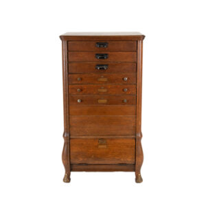 Antique Oak Cash Register Stand