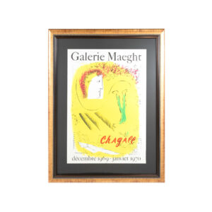 MARC CHAGALL “Gallerie Maeght” Paris Exhibition Poster