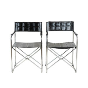 Vintage Pair of SUEKICHI UCHIDA Mid Century Modern Utida X Chairs
