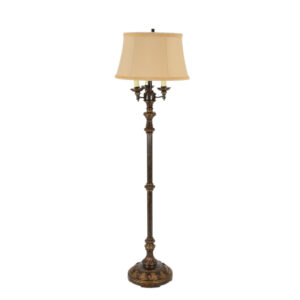 Triple Light Candlestick Floor Lamp