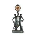 Figural Metal Battery Powered Clock