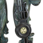 Figural Metal Battery Powered Clock - Image 4
