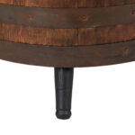 Pair of BROTHERS OF KENTUCKY Whiskey Barrel Accent Swivel Chairs - Image 5