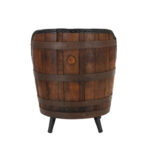 Pair of BROTHERS OF KENTUCKY Whiskey Barrel Accent Swivel Chairs - Image 7