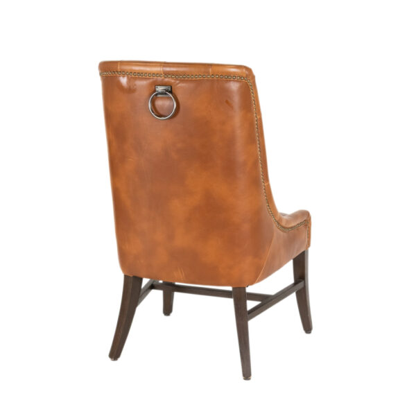 Accent Chair in Faux Leather Upholstery - Image 7