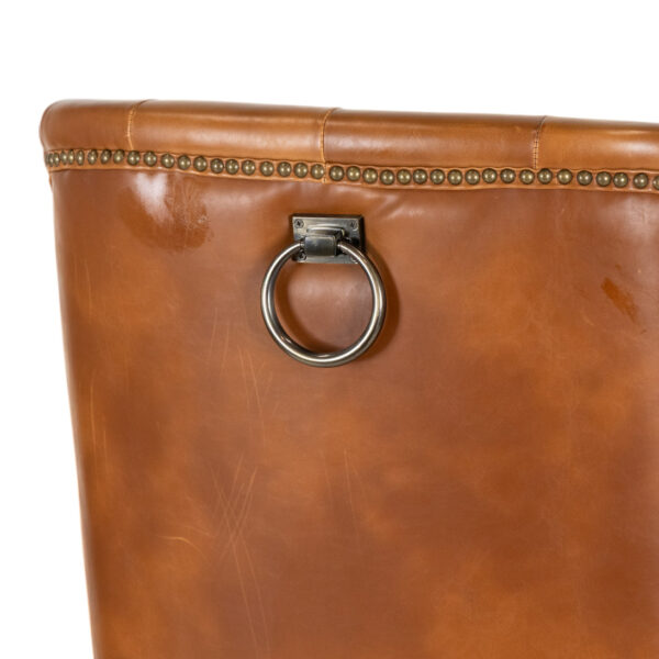 Accent Chair in Faux Leather Upholstery - Image 8
