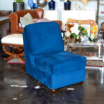 POTTERY BARN Fremont Armless Chair in Royal Blue - Image 6