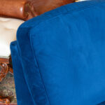 POTTERY BARN Fremont Armless Chair in Royal Blue - Image 3
