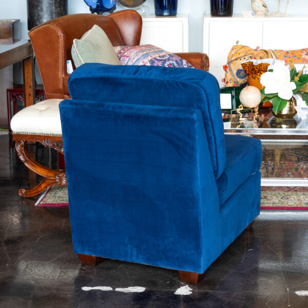 POTTERY BARN Fremont Armless Chair in Royal Blue - Image 8
