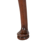 Gooseneck Armchair with Coral Floral Upholstery - Image 5