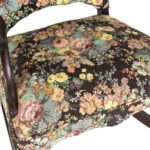 Vintage Floral Needlepoint Rocking Chair - Image 4