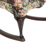 Vintage Floral Needlepoint Rocking Chair - Image 5