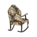 Vintage Floral Needlepoint Rocking Chair - Image 7