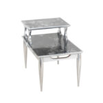 Vintage Refinished Stepback End Table