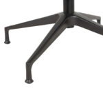 POTTERY BARN Burke Swivel Desk Chair in Black Leather Upholstery - Image 5