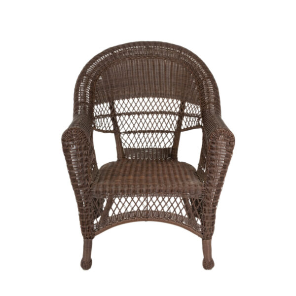 All Weather Wicker Accent Chair - Image 1