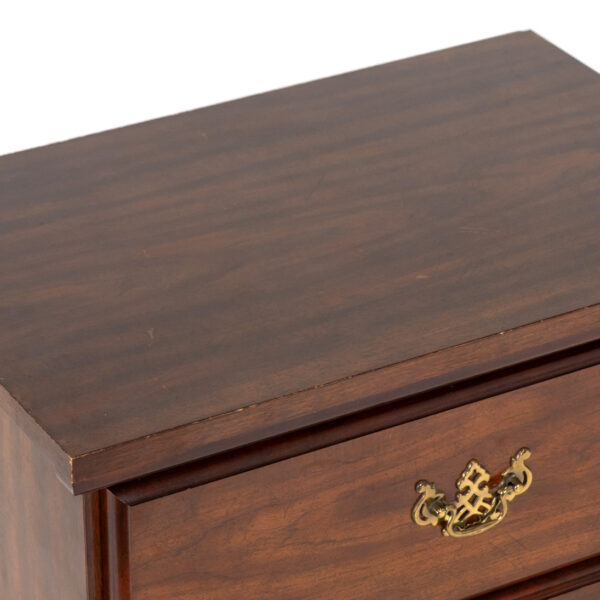 Traditional Two Drawer Nightstand - Image 3