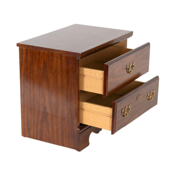 Traditional Two Drawer Nightstand - Image 5