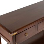 POTTERY BARN Cherry 3 Drawer Console Table - Image 3