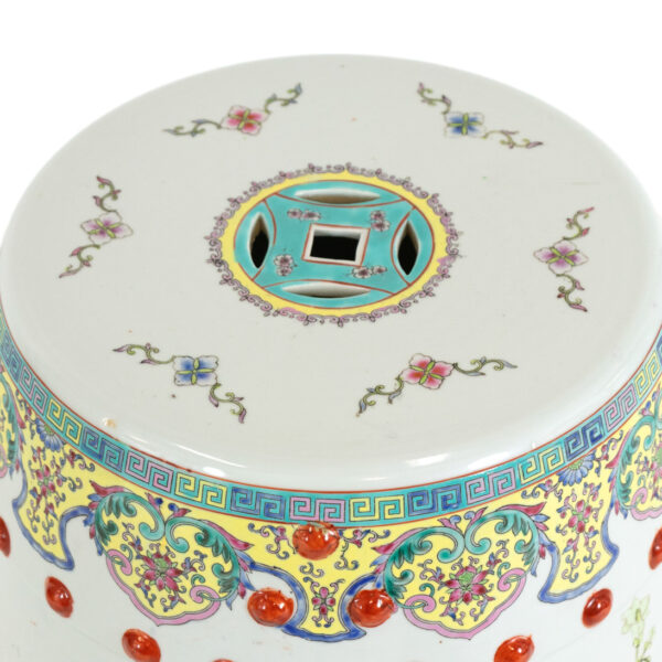 Chinese Famille Rose Porcelain Garden Seat - Image 2