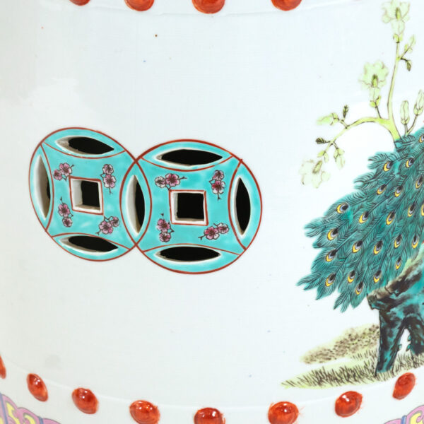 Chinese Famille Rose Porcelain Garden Seat - Image 4