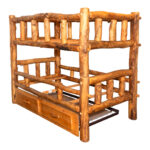 MOUNTAIN WOODS FURNITURE Aspen Twin Bunk Bed with Trundle