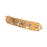 Diamond Barrette in 14 Karat Gold - Image 2