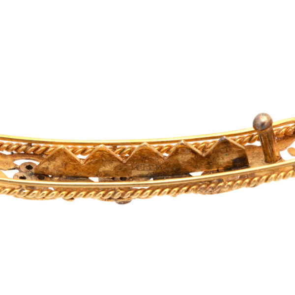 Diamond Barrette in 14 Karat Gold - Image 4