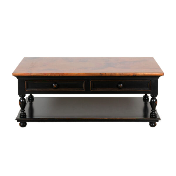 ARHAUS Cobrizo Copper Top Coffee Table - Image 1