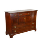 CRAFTIQUE Mahogany 5 Drawer Sideboard with 3 Cabinets - Image 2
