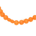 Vintage Bakelite Orange Long Beaded Necklace - Image 4