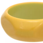 Vintage Bakelite Wide Tapered Bangle in Olive - Image 2