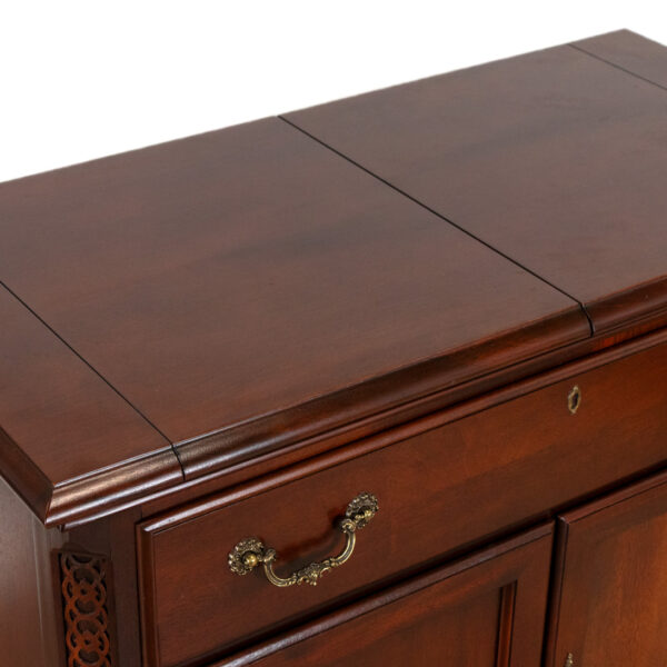 STONELEIGH Mahogany Flip Top Server - Image 5