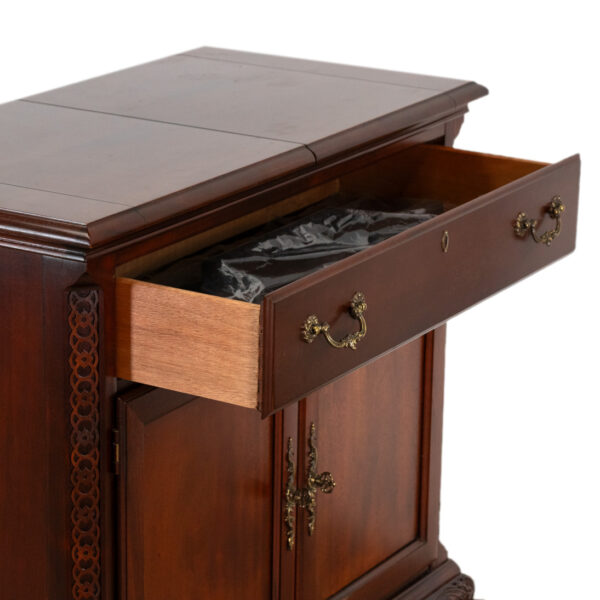STONELEIGH Mahogany Flip Top Server - Image 6