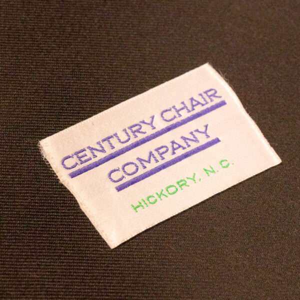 CENTURY Wood Framed Armchair with Tapestry Style Upholstery - Image 8