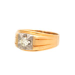 Diamond Ring in Two Tone 14 Karat Gold - Image 5