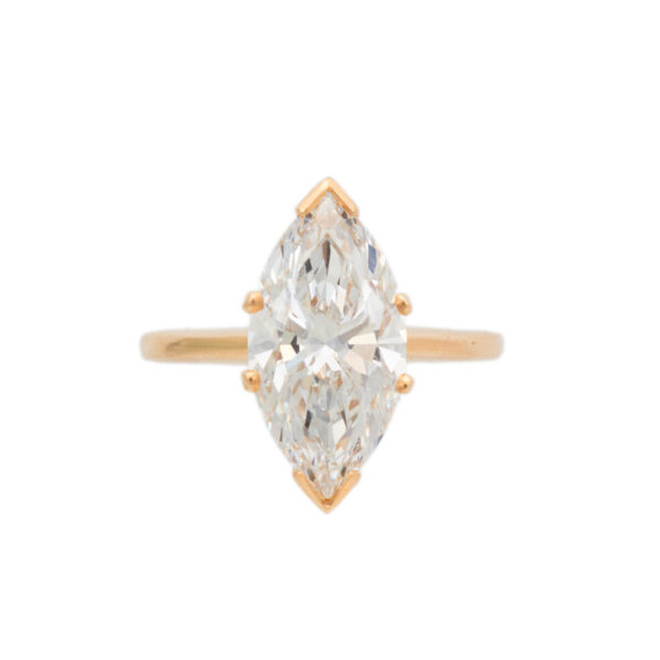 3.53 Carat Lab Diamond Engagement Ring in 10 Karat Gold - Image 1