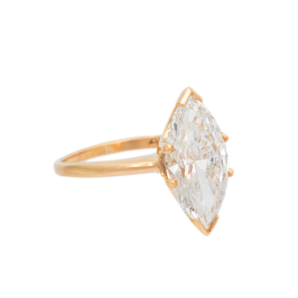 3.53 Carat Lab Diamond Engagement Ring in 10 Karat Gold - Image 3