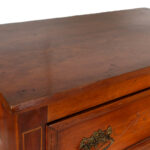 Antique 4 Drawer Dresser with Pencil Inlay and Column Accents - Image 3