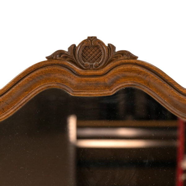 Vintage French Provincial Wood Framed Mirror - Image 2