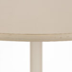 HERMAN MILLER Pedestal Table on Wheels in White - Image 4